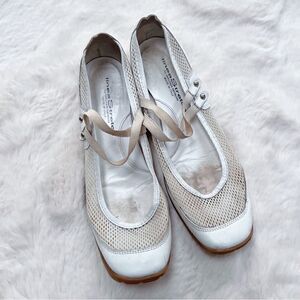 Linea Stretch by Walter Genuin Slip On Golf Shoes White Made in Italy womens 8